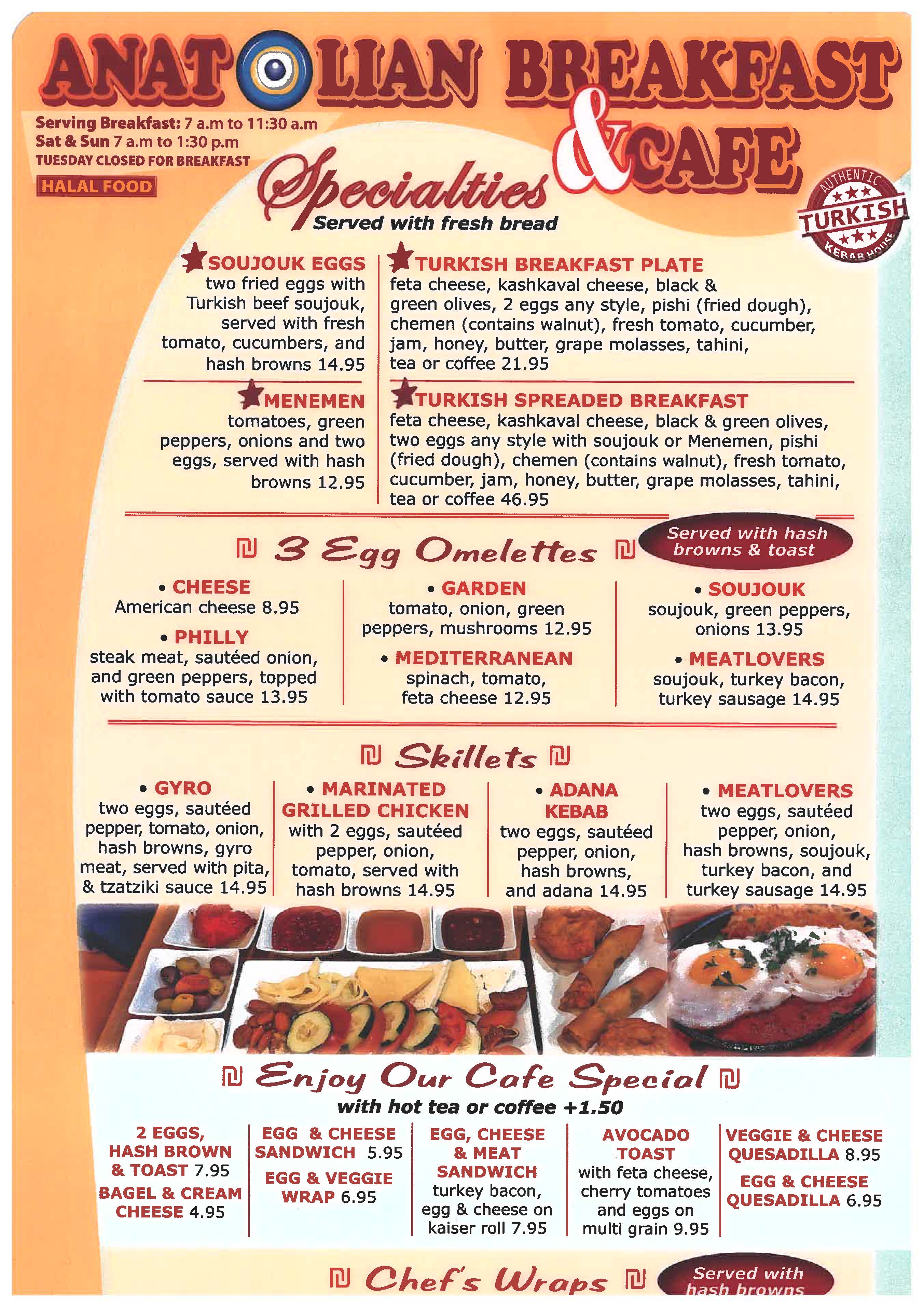 Anatolian Breakfast Cafe